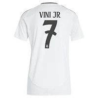 Women's adidas Vini Jr. White Real Madrid 2024/25 Home Replica Player Jersey