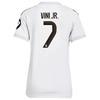 Women's adidas Vini Jr. White Real Madrid 2025/26 Home Replica Jersey