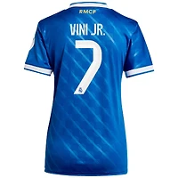 Women's adidas Vinicius Junior Blue Real Madrid 2025/26 Third Replica Player Jersey