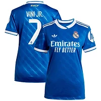 Women's adidas Vinicius Junior Blue Real Madrid 2025/26 Third Replica Player Jersey