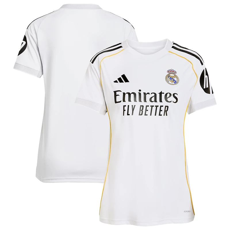Women's adidas White Real Madrid 2025/26 Home Replica Jersey