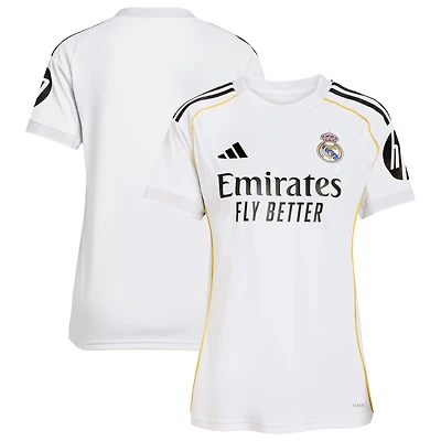 Women's adidas White Real Madrid 2025/26 Home Replica Jersey