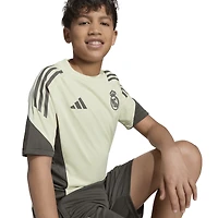 Maillot d'entraînement adidas vert clair Real Madrid 2025/26 pour jeunes