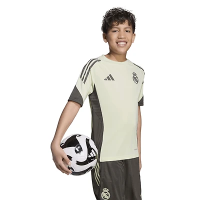 Youth adidas  Light Green Real Madrid 2025/26 Training Jersey