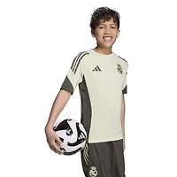 Maillot d'entraînement adidas vert clair Real Madrid 2025/26 pour jeunes