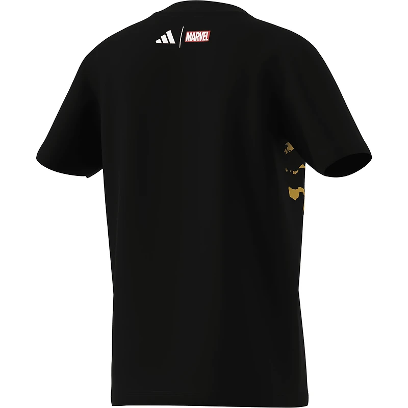 Youth adidas Black Real Madrid x Marvel Graphic T-Shirt