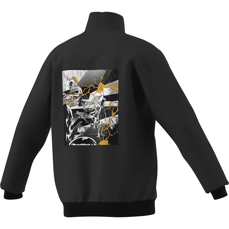 Veste de survêtement adidas Real Madrid x Marvel noire pour enfant