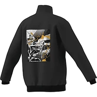 Veste de survêtement adidas Real Madrid x Marvel noire pour enfant