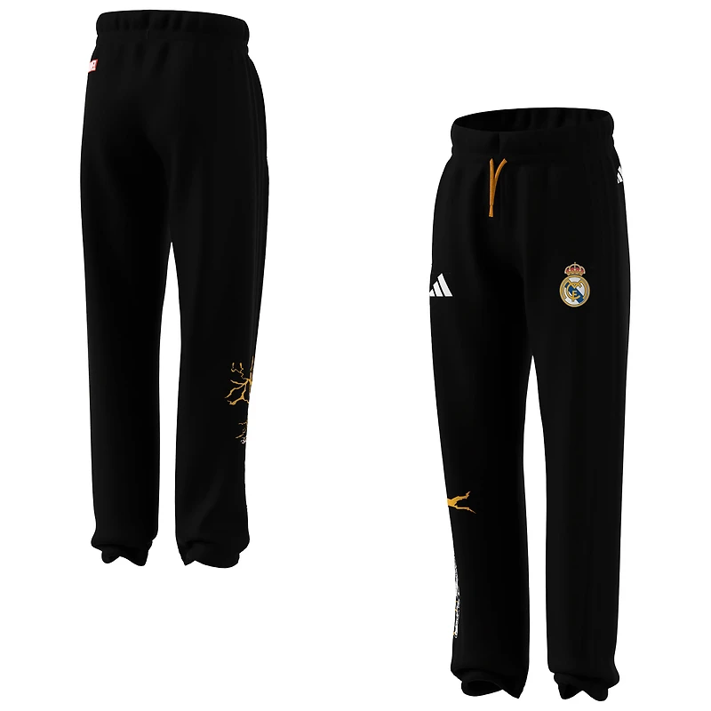 Pantalon de survêtement adidas Real Madrid x Marvel noir pour enfant