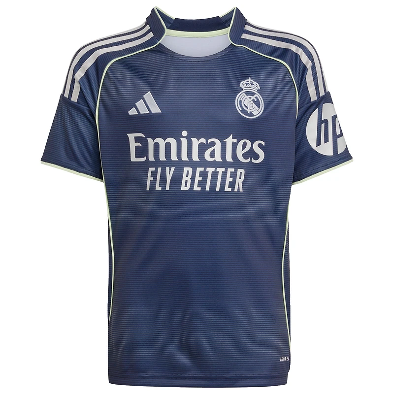 Youth adidas Blue Real Madrid 2025/26 Away Replica Jersey