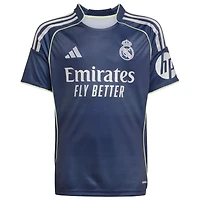 Youth adidas Blue Real Madrid 2025/26 Away Replica Jersey