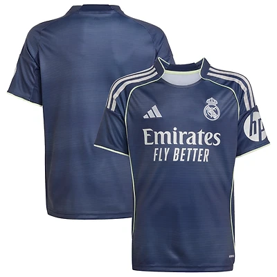 Youth adidas Blue Real Madrid 2025/26 Away Replica Jersey