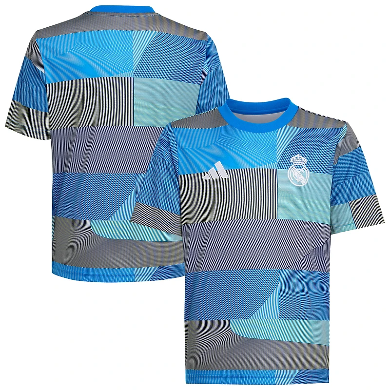 Youth adidas  Blue Real Madrid 2025/26 Pre-Match AEROREADY Top