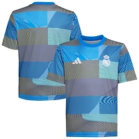 Youth adidas  Blue Real Madrid 2025/26 Pre-Match AEROREADY Top