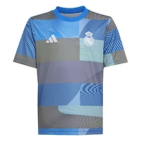 Youth adidas  Blue Real Madrid 2025/26 Pre-Match AEROREADY Top