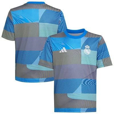 Youth adidas  Blue Real Madrid 2025/26 Pre-Match AEROREADY Top