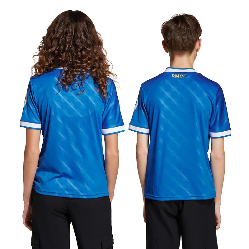 Youth adidas Blue Real Madrid 2025/26 Third Replica Jersey