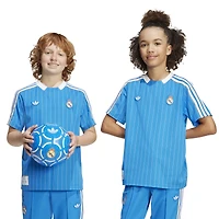 Youth adidas  Blue Real Madrid Terrace Icons Jersey