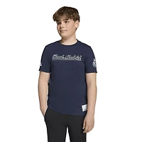 Sweat à capuche adidas bleu Real Madrid US Pack pour jeunes
