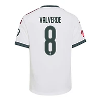 Youth adidas Federico Valverde White Real Madrid 2026/27 Home On-Field Authentic Jersey