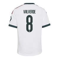 Maillot réplique domicile blanc Federico Valverde Real Madrid 2026/27 pour enfant, adidas
