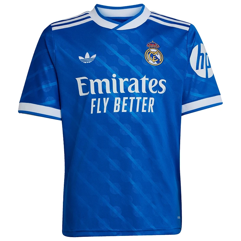 Maillot de joueur adidas Jude Bellingham bleu pour jeune Real Madrid 2025/26