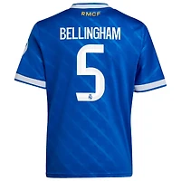 Maillot de joueur adidas Jude Bellingham bleu pour jeune Real Madrid 2025/26