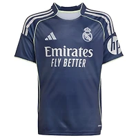 Maillot de joueur extérieur adidas Kylian Mbappé bleu Real Madrid 2025/26