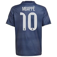 Maillot de joueur extérieur adidas Kylian Mbappé bleu Real Madrid 2025/26