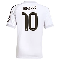 Youth adidas Kylian Mbappé White Real Madrid 2025/26 Home Replica Player Jersey
