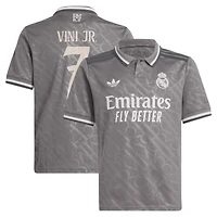 Youth adidas Vini Jr. White Real Madrid 2024/25 Home Replica Player Jersey
