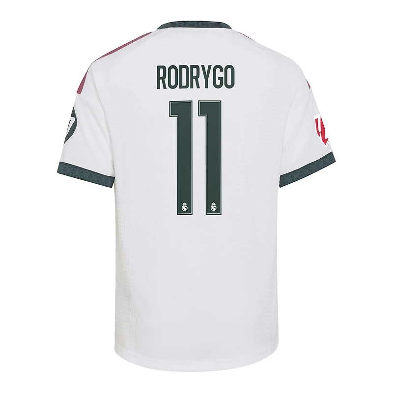 Youth adidas Rodrygo White Real Madrid 2026/27 Home On-Field Authentic Jersey