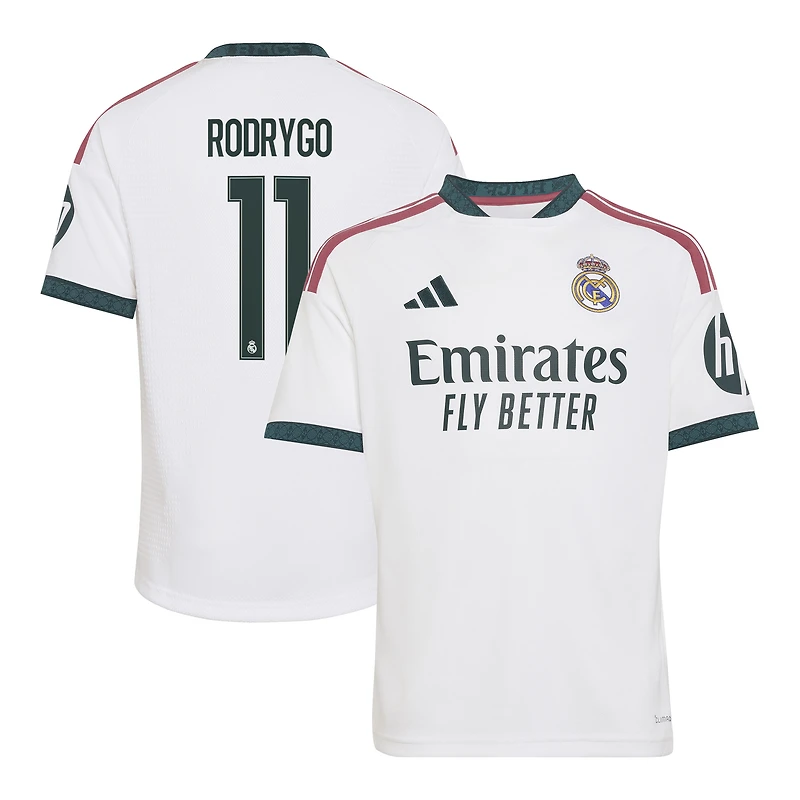Youth adidas Rodrygo White Real Madrid 2026/27 Home Replica Jersey