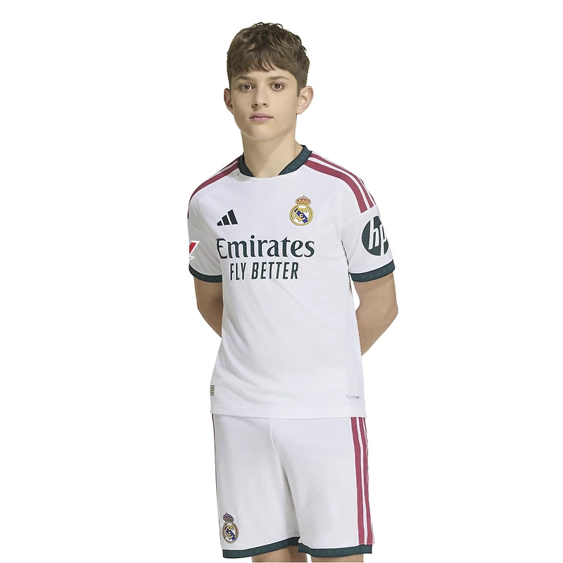 Youth adidas White Real Madrid 2026/27 Home On-Field Authentic Patch Jersey