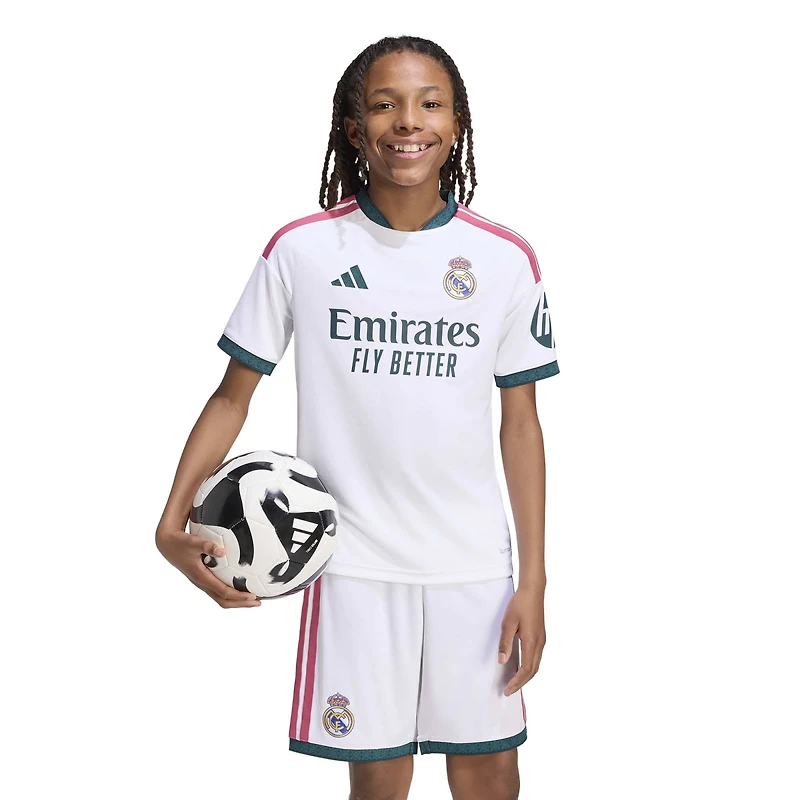 Youth adidas White Real Madrid 2026/27 Home Replica Jersey