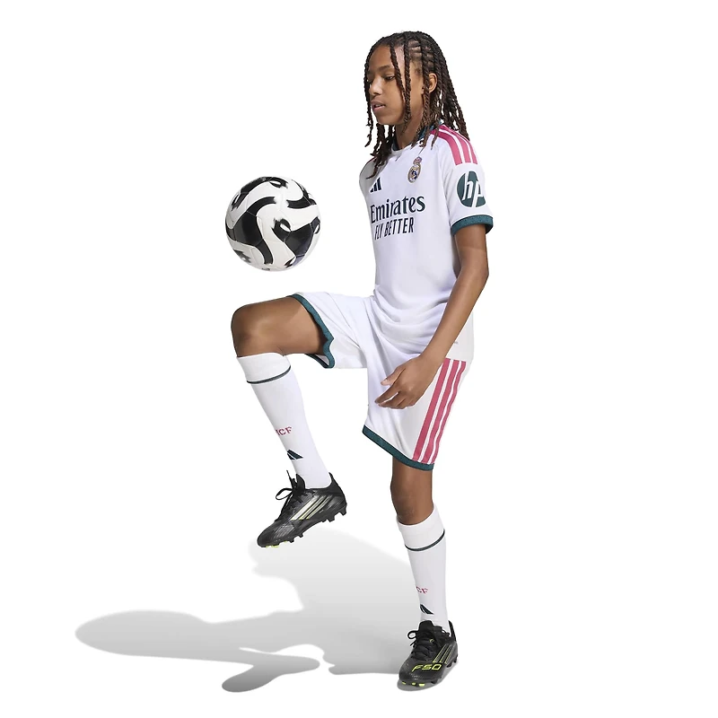 Youth adidas White Real Madrid 2026/27 Home Replica Jersey