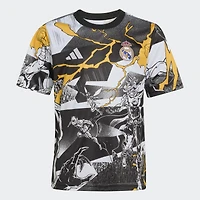 Youth adidas White Real Madrid x Marvel AEROREADY 2025/26 Pre-Match Top