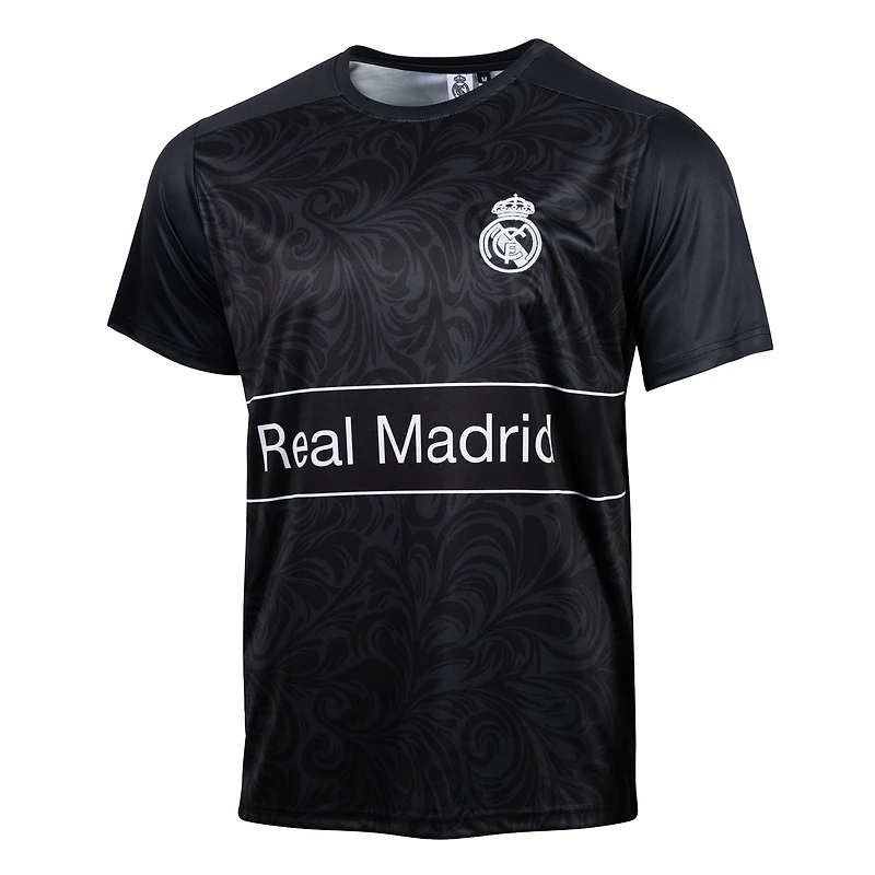 Youth Sport Design Sweden  Black Real Madrid Home Sideline T-Shirt