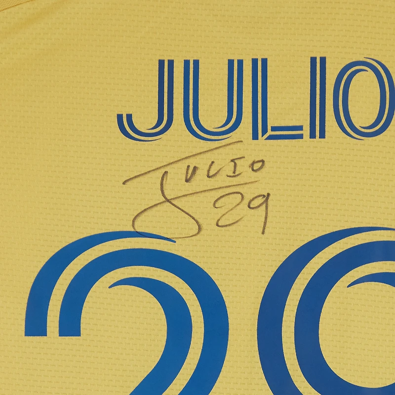 Anderson Julio Real Salt Lake Autographed Match-Used #29 Gold adidas Jersey from the 2024 MLS Season - Size S