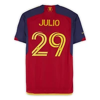 Anderson Julio Real Salt Lake Autographed Match-Used #29 Red adidas Jersey from the 2024 MLS Season - Size S