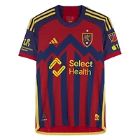 Andrew Brody Real Salt Lake Autographed Match-Used #2 Red adidas Jersey from the 2024 MLS Season - Size S