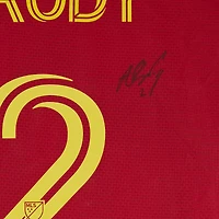 Andrew Brody Real Salt Lake Autographed Match-Used #2 Red adidas Jersey from the 2024 MLS Season - Size S