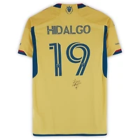 Bode Hidalgo Real Salt Lake Autographed Match-Used #19 Gold adidas Jersey from the 2024 MLS Season - Size M