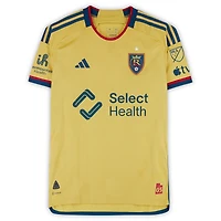 Bode Hidalgo Real Salt Lake Autographed Match-Used #19 Gold adidas Jersey from the 2024 MLS Season - Size M