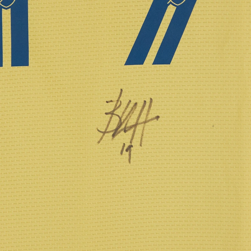 Bode Hidalgo Real Salt Lake Autographed Match-Used #19 Gold adidas Jersey from the 2024 MLS Season - Size M