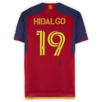 Bode Hidalgo Real Salt Lake Autographed Match-Used #19 Red adidas Jersey from the 2024 MLS Season - Size M