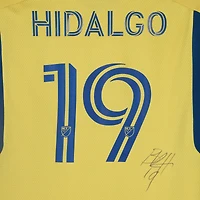 Bode Hidalgo Real Salt Lake Autographed Match-Used #19 Yellow Jersey from the 2023 MLS Season