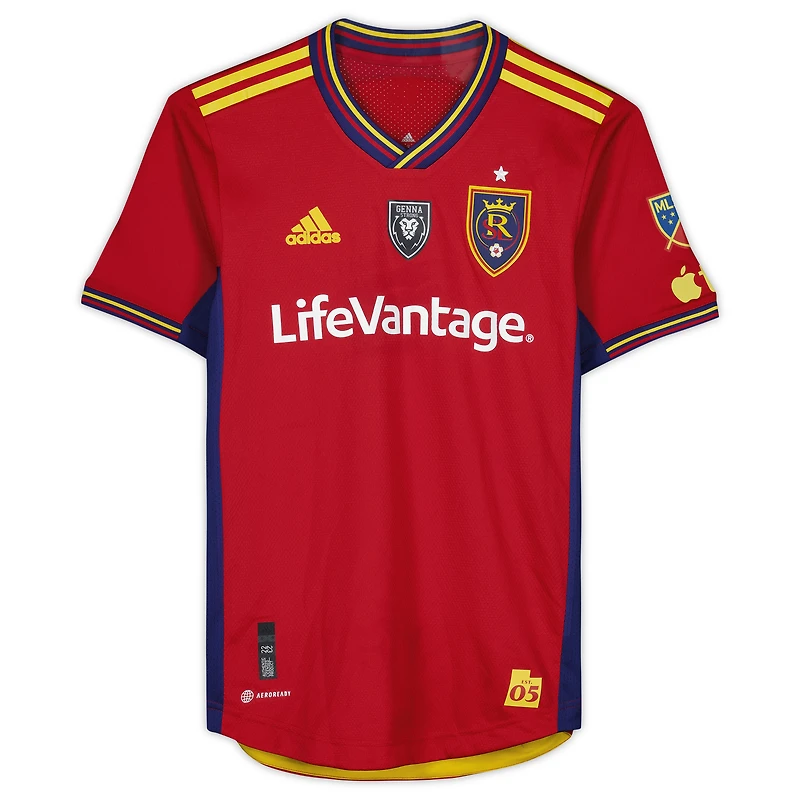 Jasper Löffelsend Real Salt Lake Autographed Match-Used #28 Red Jersey from the 2023 MLS Season