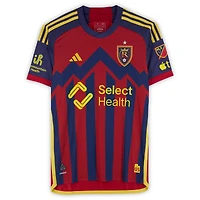 Maikel Chang Real Salt Lake Autographed Match-Used #16 Red adidas Jersey from the 2024 MLS Season - Size M