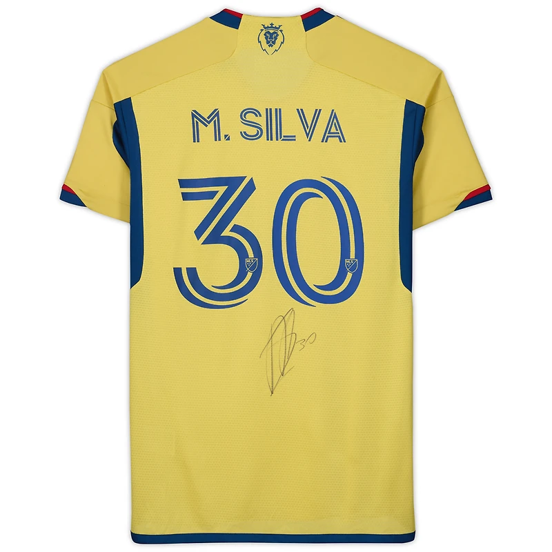 Marcelo Silva Real Salt Lake Autographed Match-Used #30 Yellow Jersey from the 2023 MLS Season